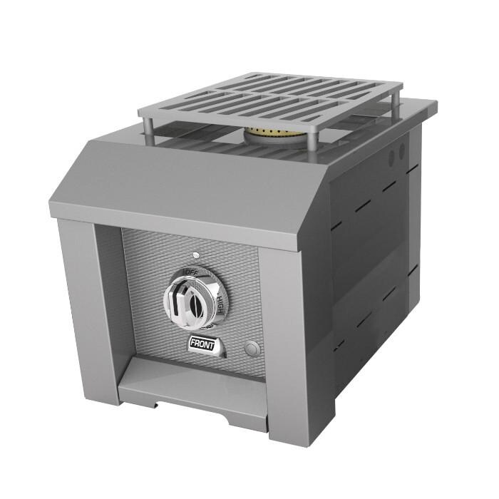 Hestan Built-In Single Side Burner - Angled View thumbnail