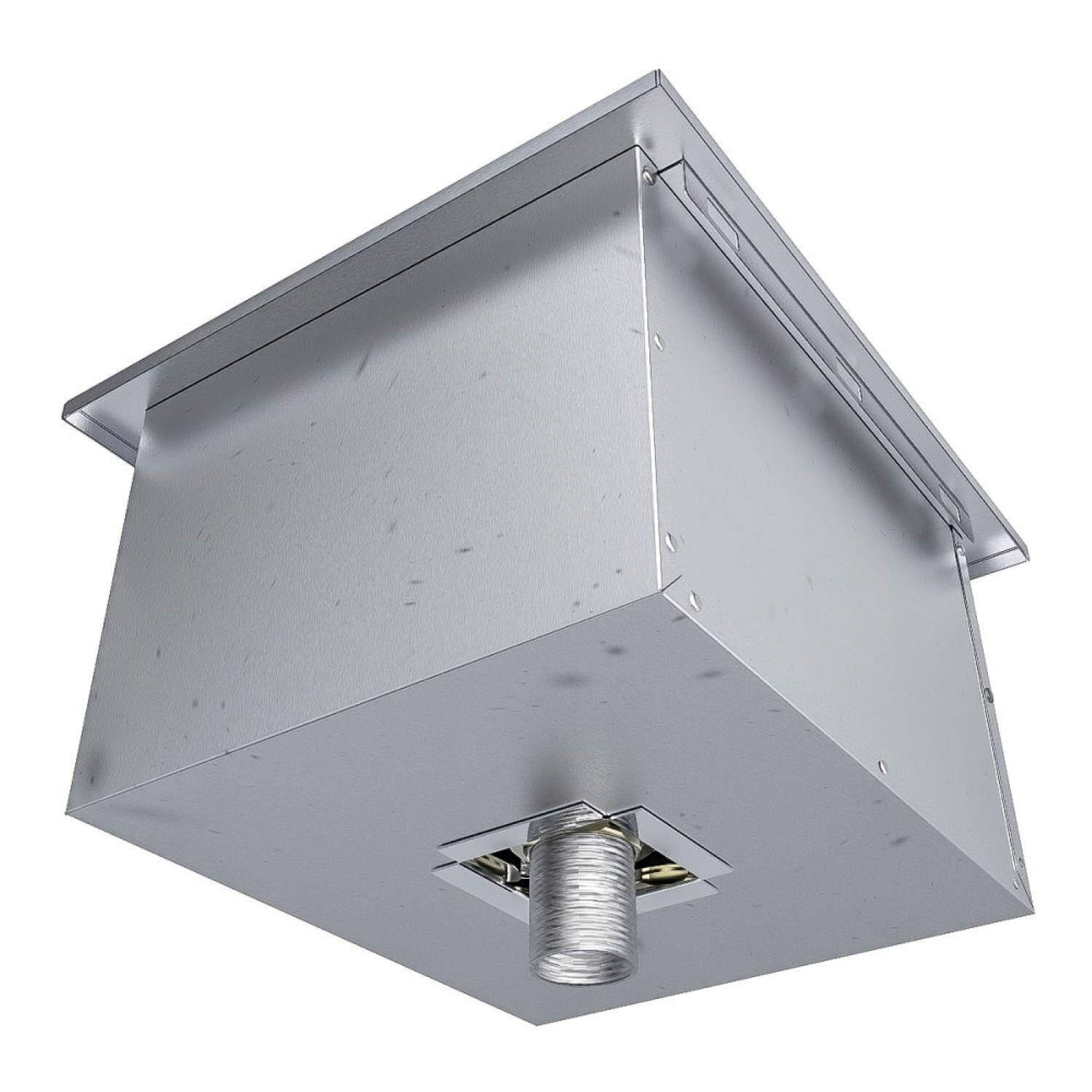 Sunstone TEX-15IC 15-in Texan Series Drop-In Insulated Ice Bin w/ Chest Cover - Drop-In System - White Background thumbnail