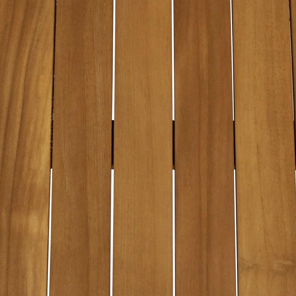 Ultimate Patio Wooden Teak Outdoor Coffee Table - Slat Detail thumbnail