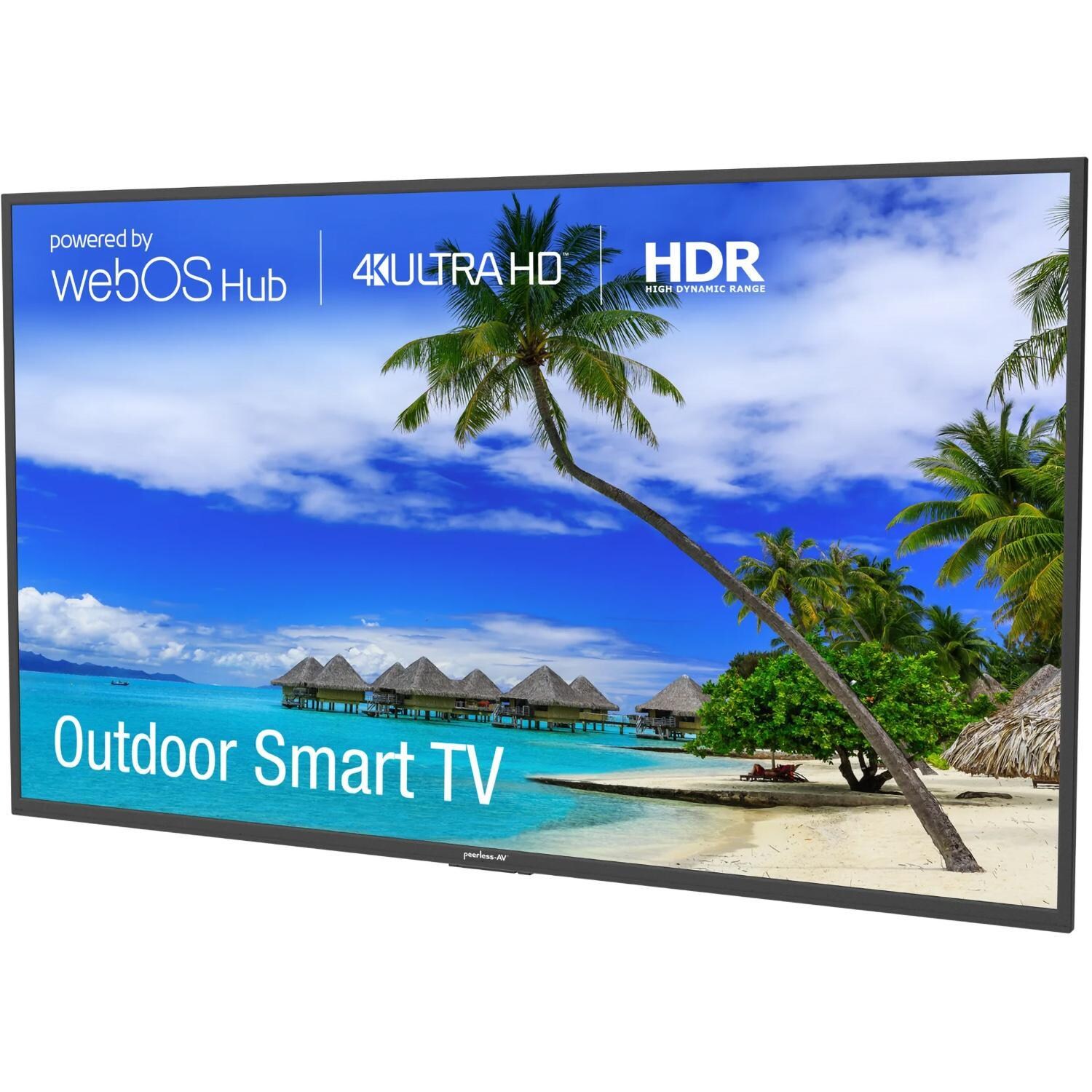 Neptune 65 Inch Full Sun 4K UHD LCD Outdoor Smart TV - WPTV654 - Screen - White Background thumbnail