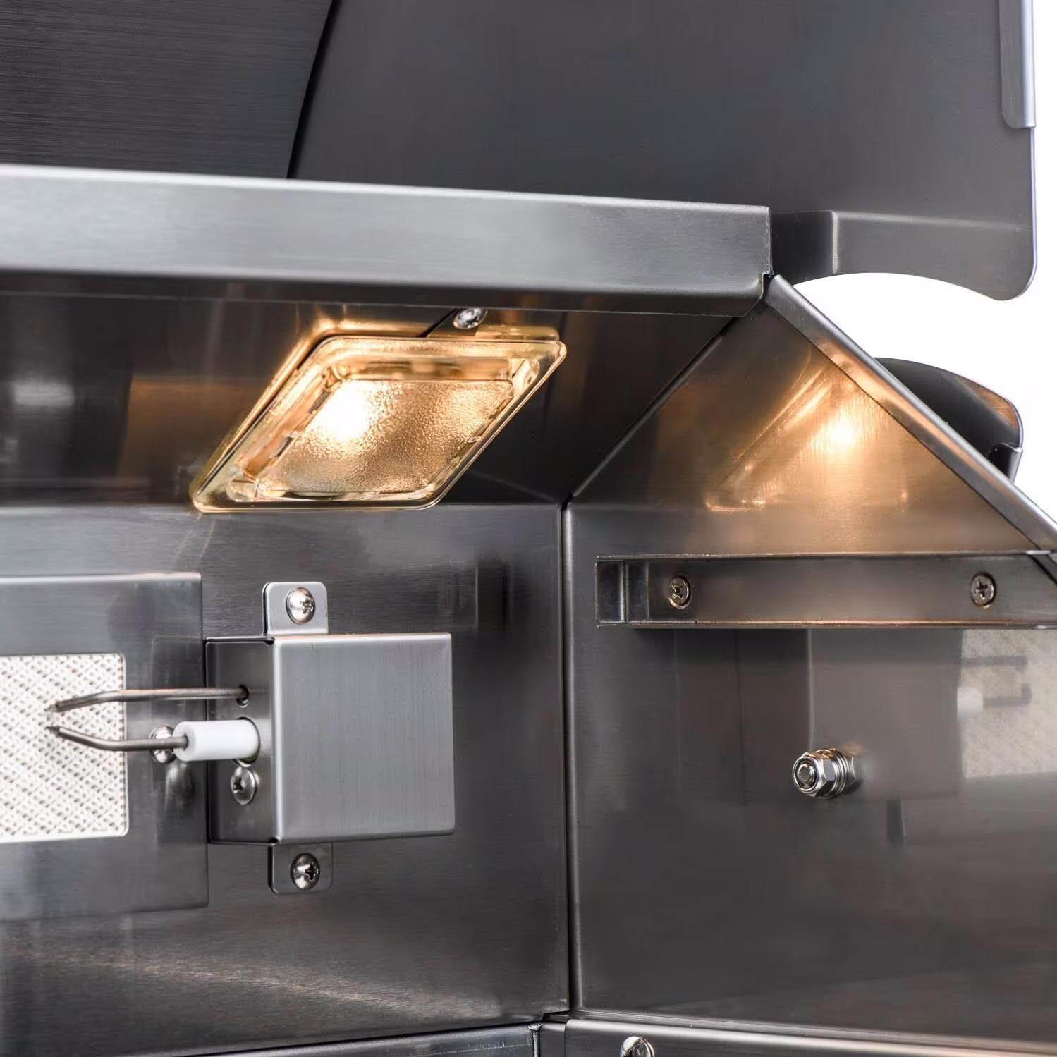 Blaze BLZ-4LTE3-LP LTE+ 32-in 4-Burner Built-In Propane Grill w/ Rear Infrared Burner & Lift-Assist Hood - Internal Halogen Light - Detail thumbnail