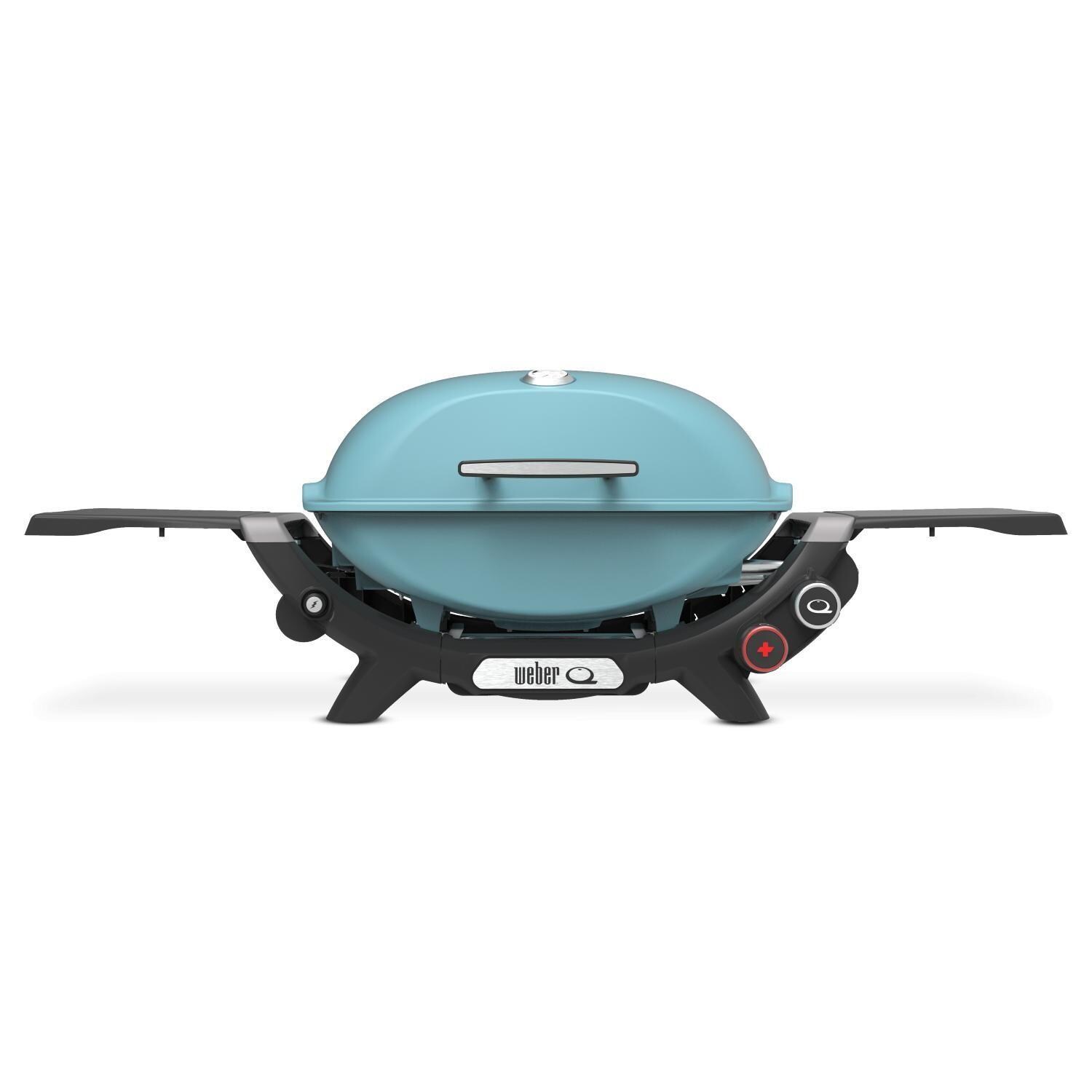 Weber 1500379 Q2800N+ Portable Propane Gas Grill in Sky Blue - White Background thumbnail