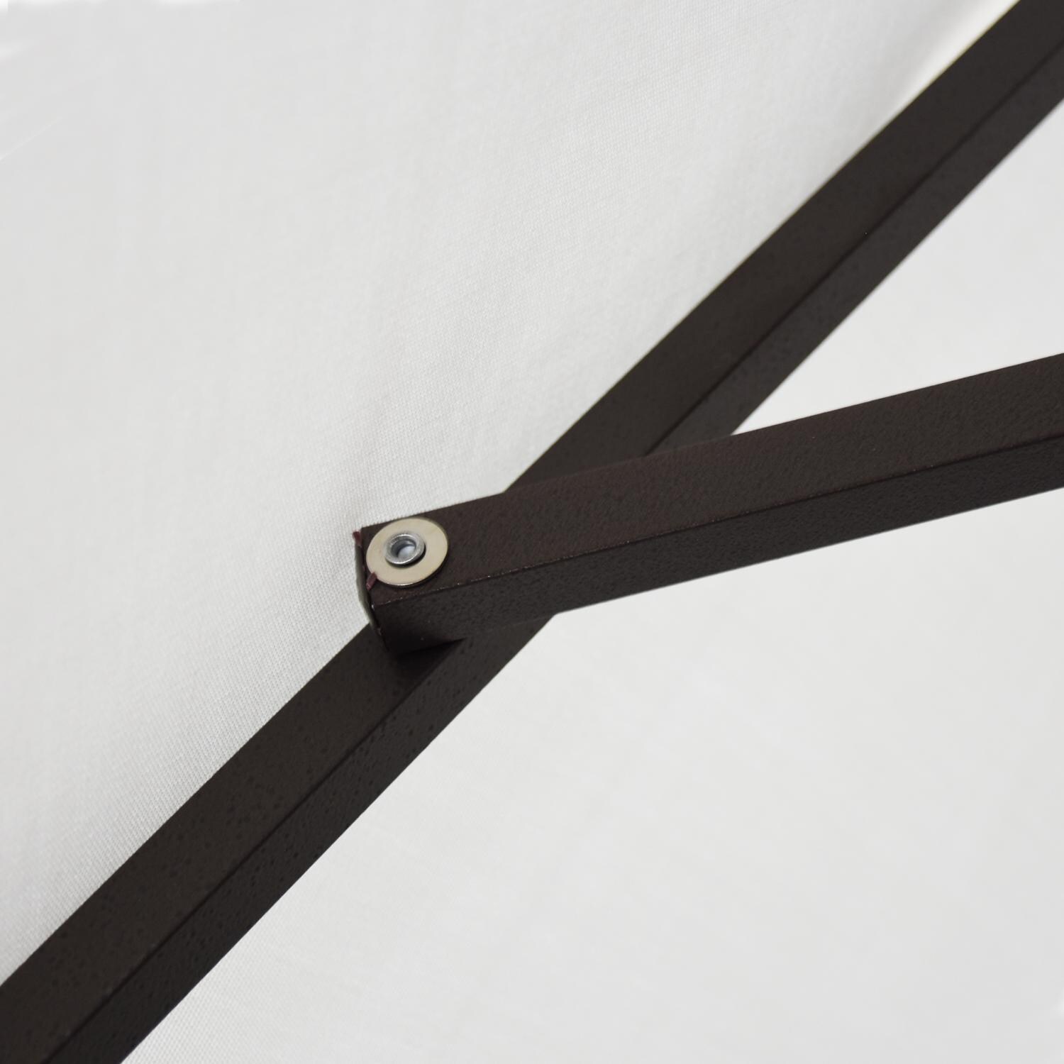 California Umbrella 9 Ft Octagonal Aluminum Auto Tilt Patio Umbrella W/ Crank Lift & Aluminum Ribs - Rib Detail thumbnail