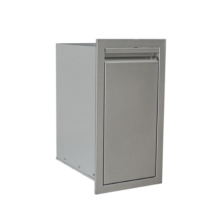 RCS VDCP1 Valiant Stainless Steel Fully Enclosed Charcoal/Pellet Drawer - Angled Closed thumbnail