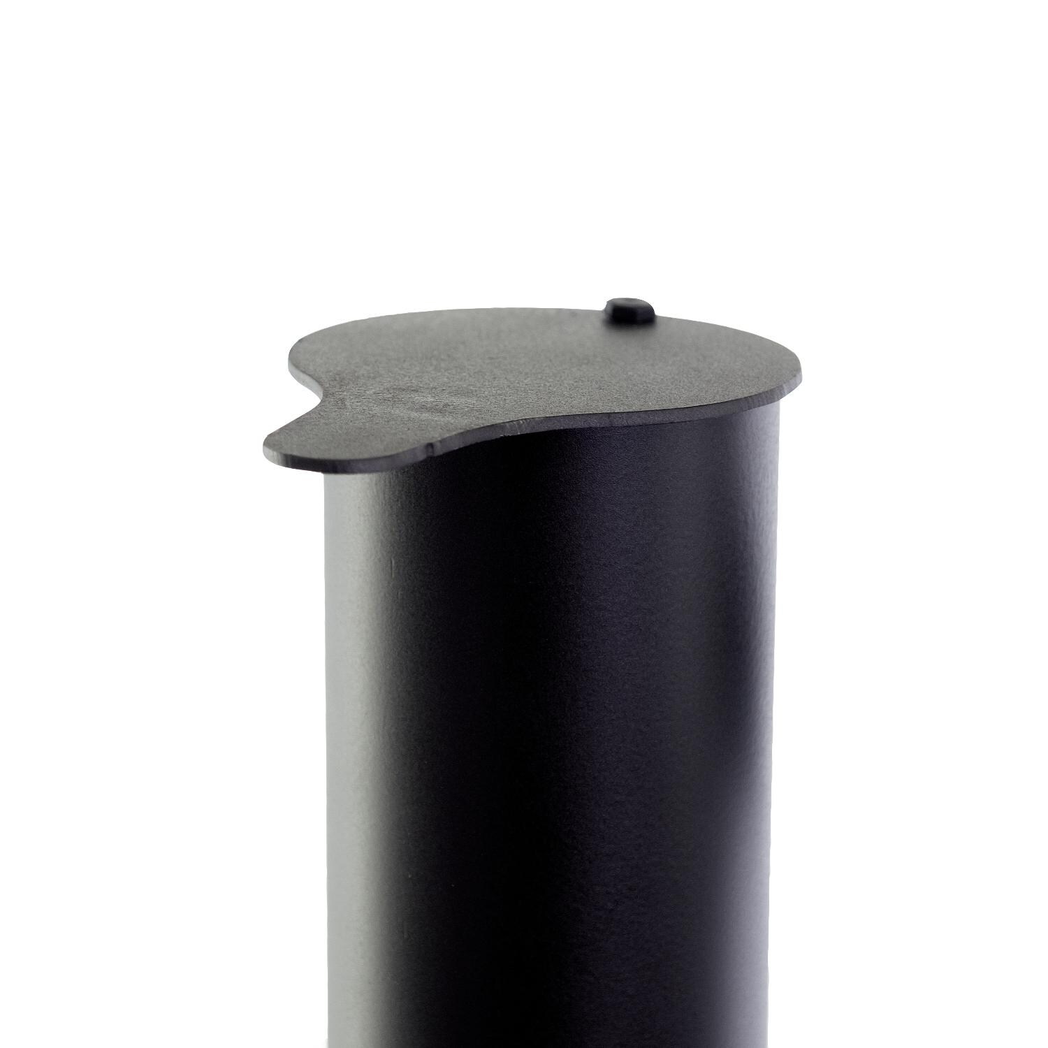 Texas Original Pits Luling 24x48x24 Single Lid Offset Smoker - 250-SL244824 - Chimney thumbnail