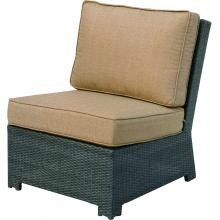 Darlee Vienna Resin Wicker Patio Sectional Center Chair image