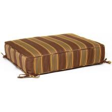 Sunbrella Davidson Redwood Medium Outdoor Replacement Ottoman Cushion W/ Piping By BBQGuys
