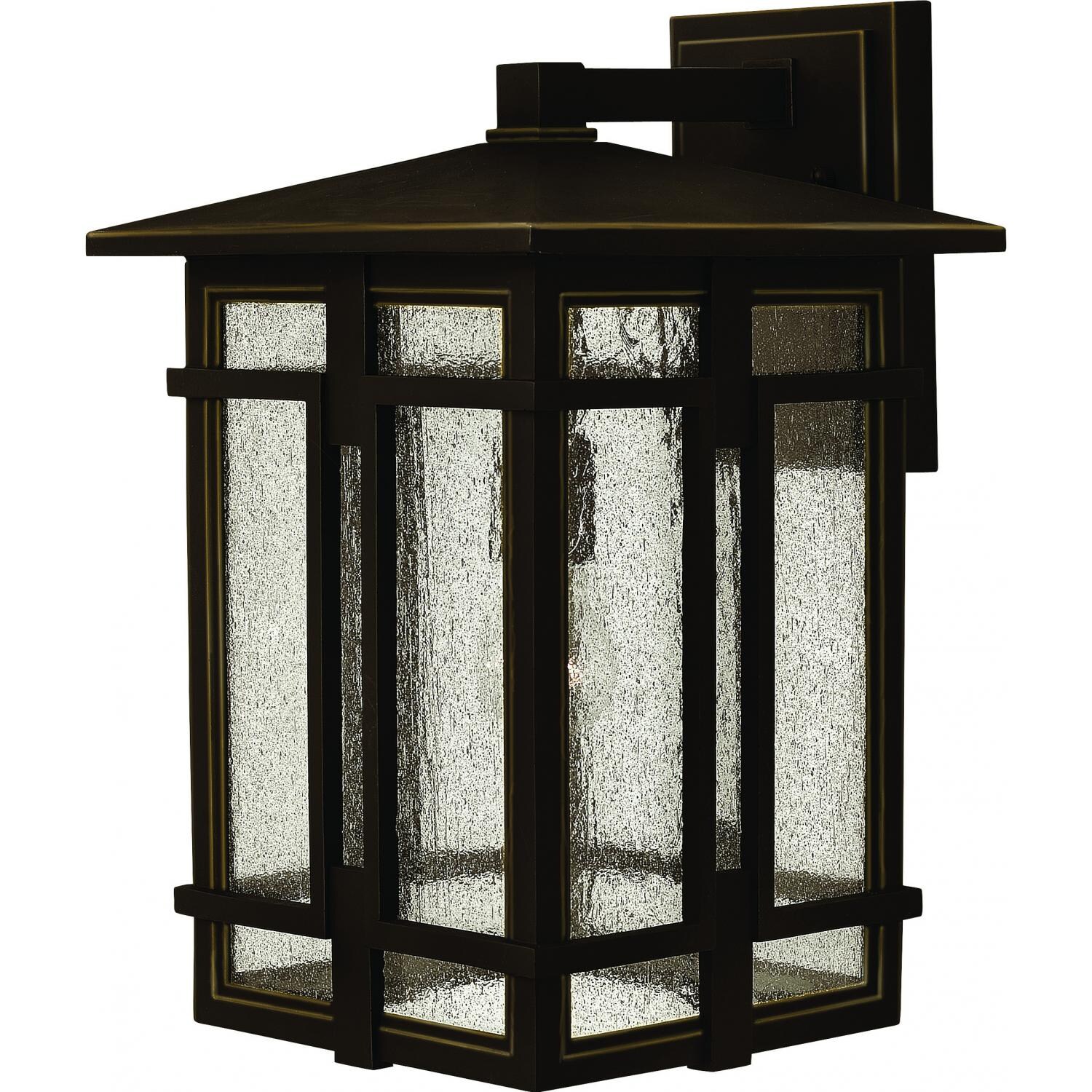 Hinkley Lighting Tucker One Light 18-Inch Outdoor Wall Light - Oil Rubbed Bronze - 1965OZ