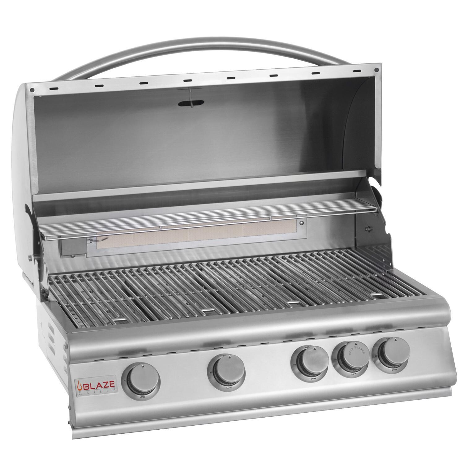 Blaze 12Piece BBQ Grill Island Package With 32Inch Natural Gas Grill & Outdoor