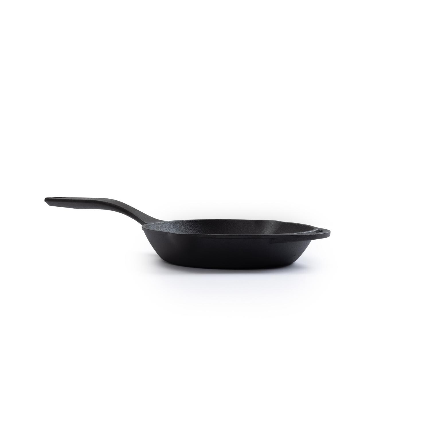 Barebones Living CKW-301 8-Inch Cast Iron Skillet - Side View thumbnail