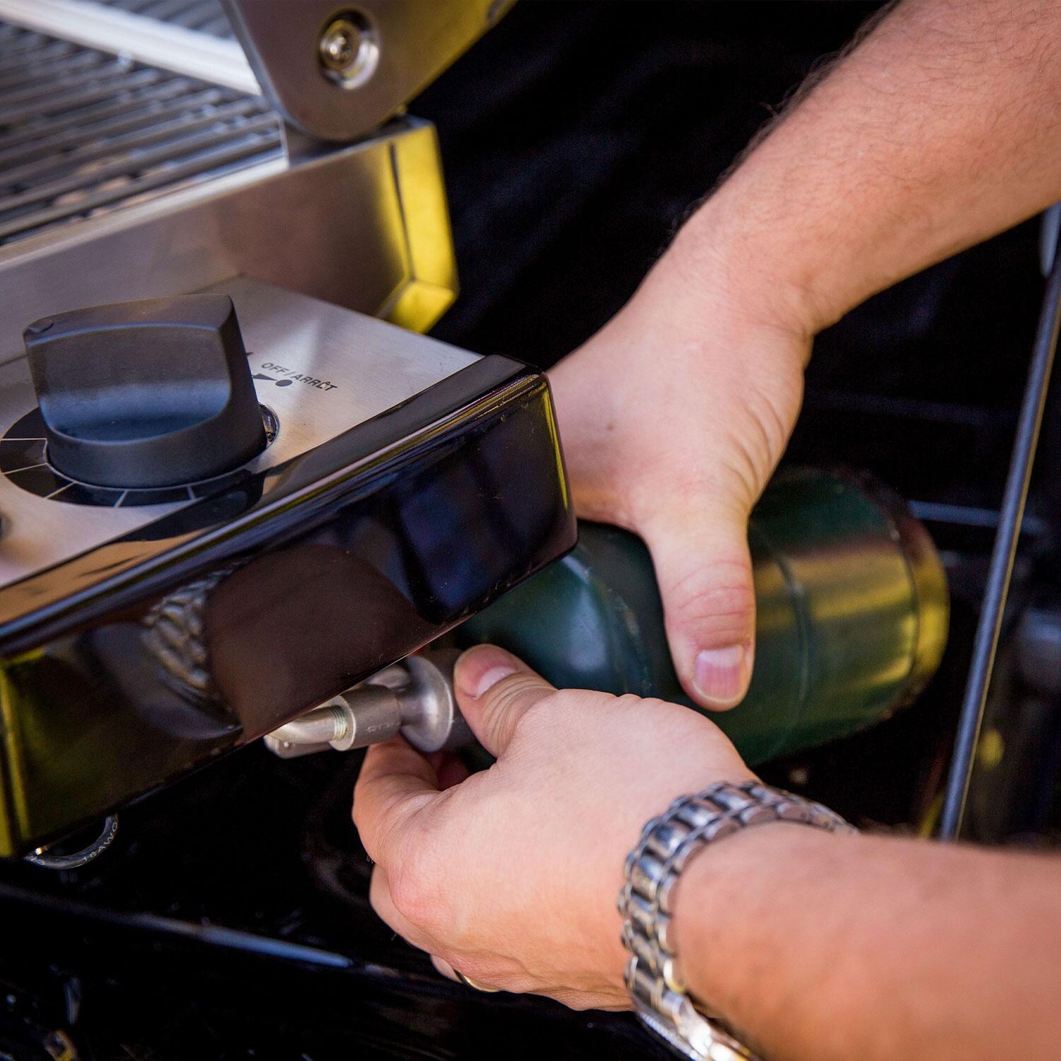 GrillPro 201114 Countertop Electric Grill - Fuel Attachment - Lifestyle thumbnail