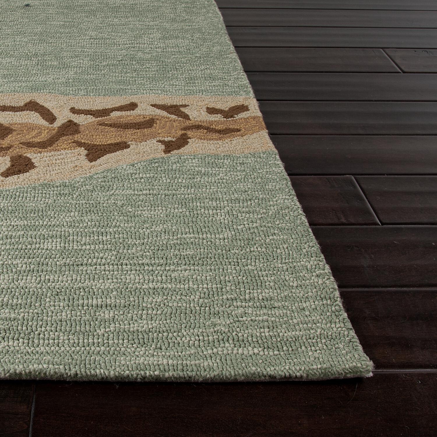 Jaipur Rugs Grant Sea Star 3.6 X 5.6 Indoor/Outdoor Rug - Corner and Edge Detail thumbnail