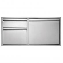 Twin Eagles 42-Inch Stainless Steel Access Door & Double Drawer Combo - TEDD422-B image