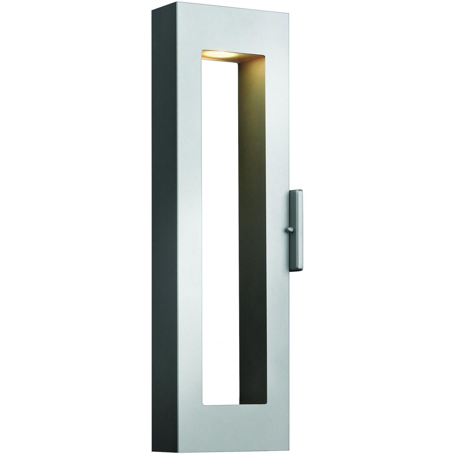 Hinkley Lighting Atlantis Two Light 24-Inch LED Dark Sky Outdoor Wall Light - Titanium - 1644TT-LED