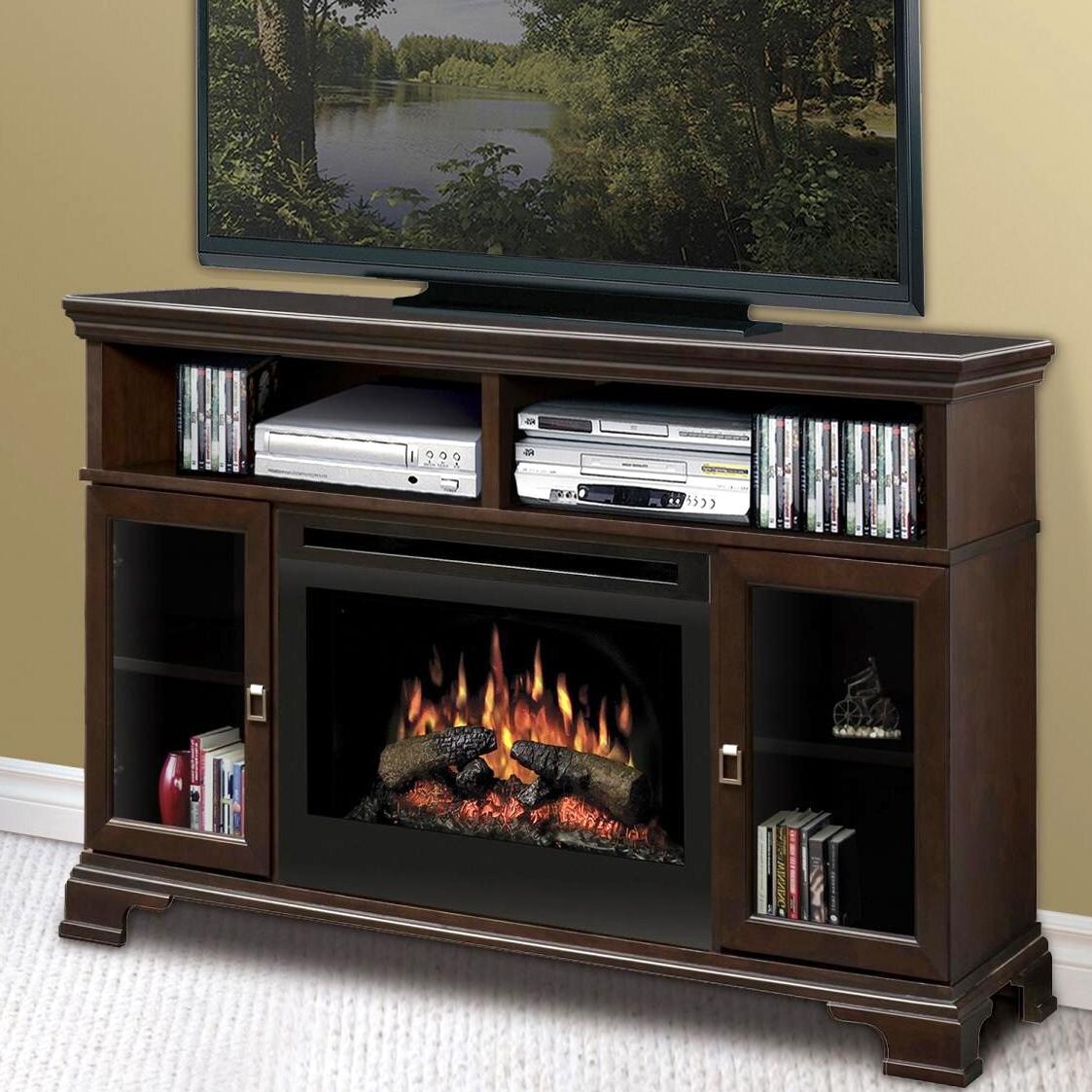 Dimplex Brookings 52-Inch Electric Fireplace Media Console - Espresso - GDS25E1055