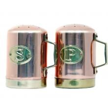 Old Dutch Copper Salt And Pepper Shakers - 4.25 Inch image