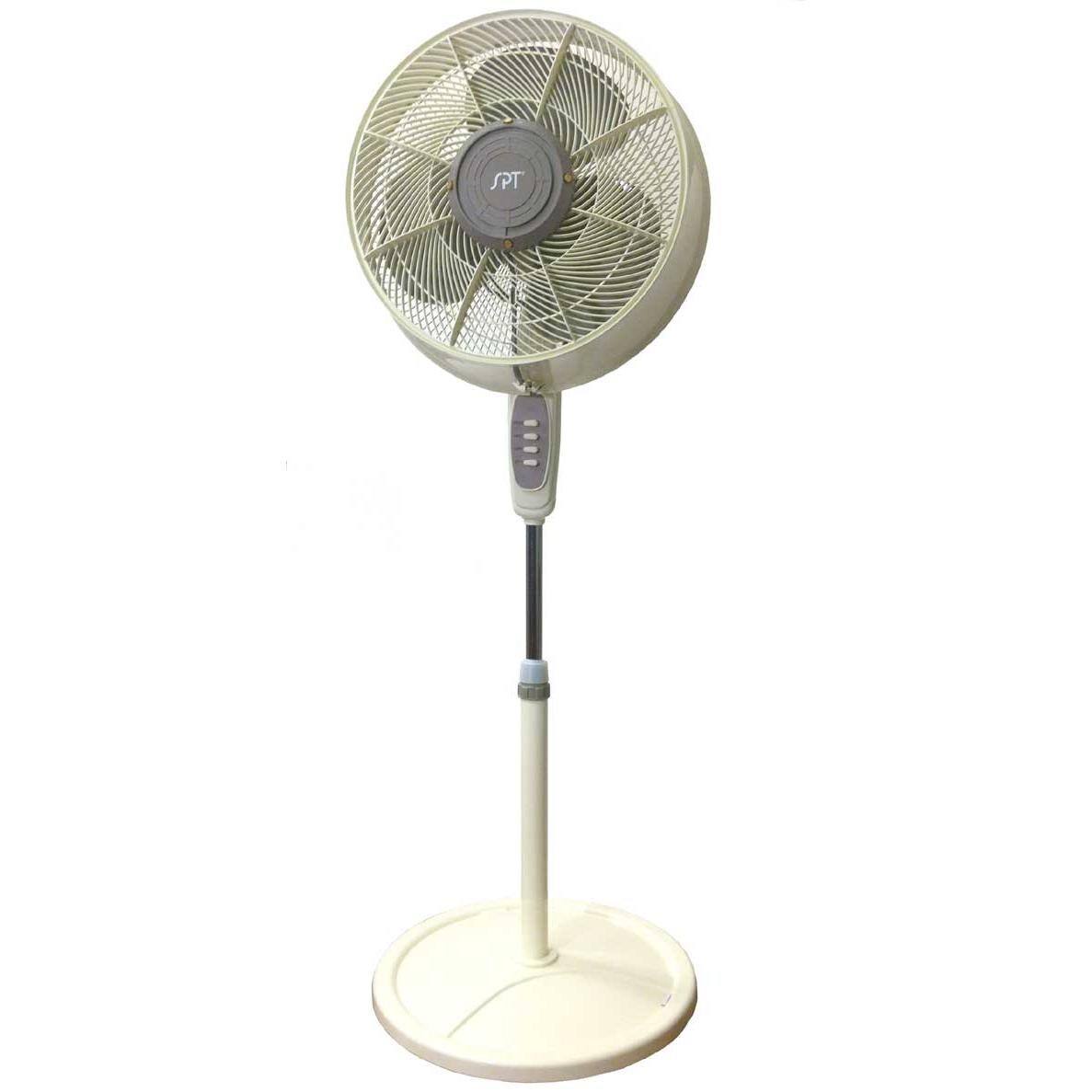 Sunpentown 16-Inch Outdoor Misting Fan - White - SF-1666M