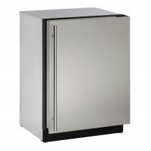 U-Line 3000 Series 24-Inch 4.5 Cu. Ft. Built-In Compact Freezer - Stainless Steel - U-3024FZRS-00B image