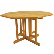 Anderson Teak Butterfly 47 X 47 Inch Teak Octagonal Folding Patio Dining Table