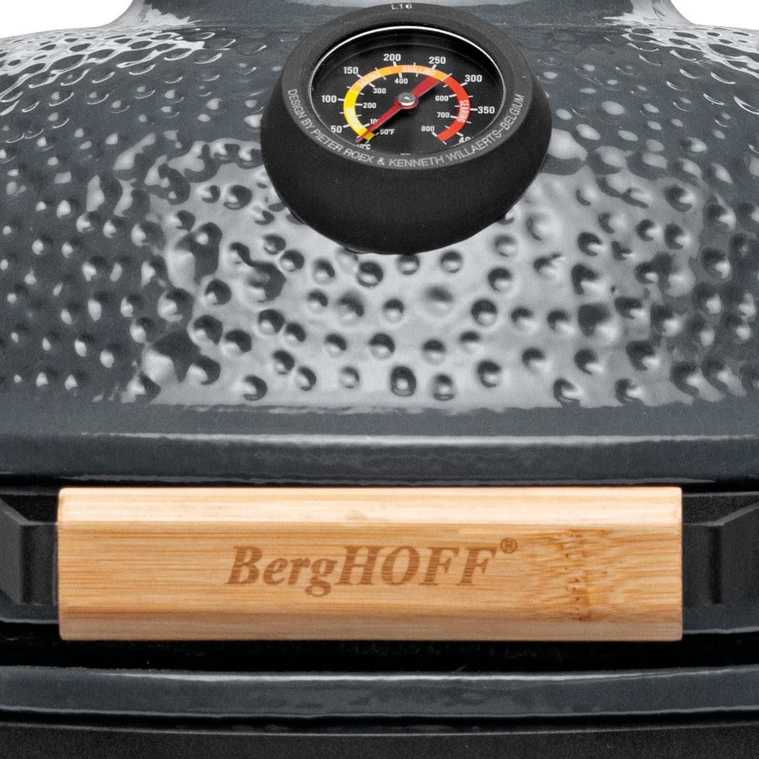 BergHOFF 16 Inch Ceramic BBQ & Oven Bluestone Gray - 2415706 : BBQGuys