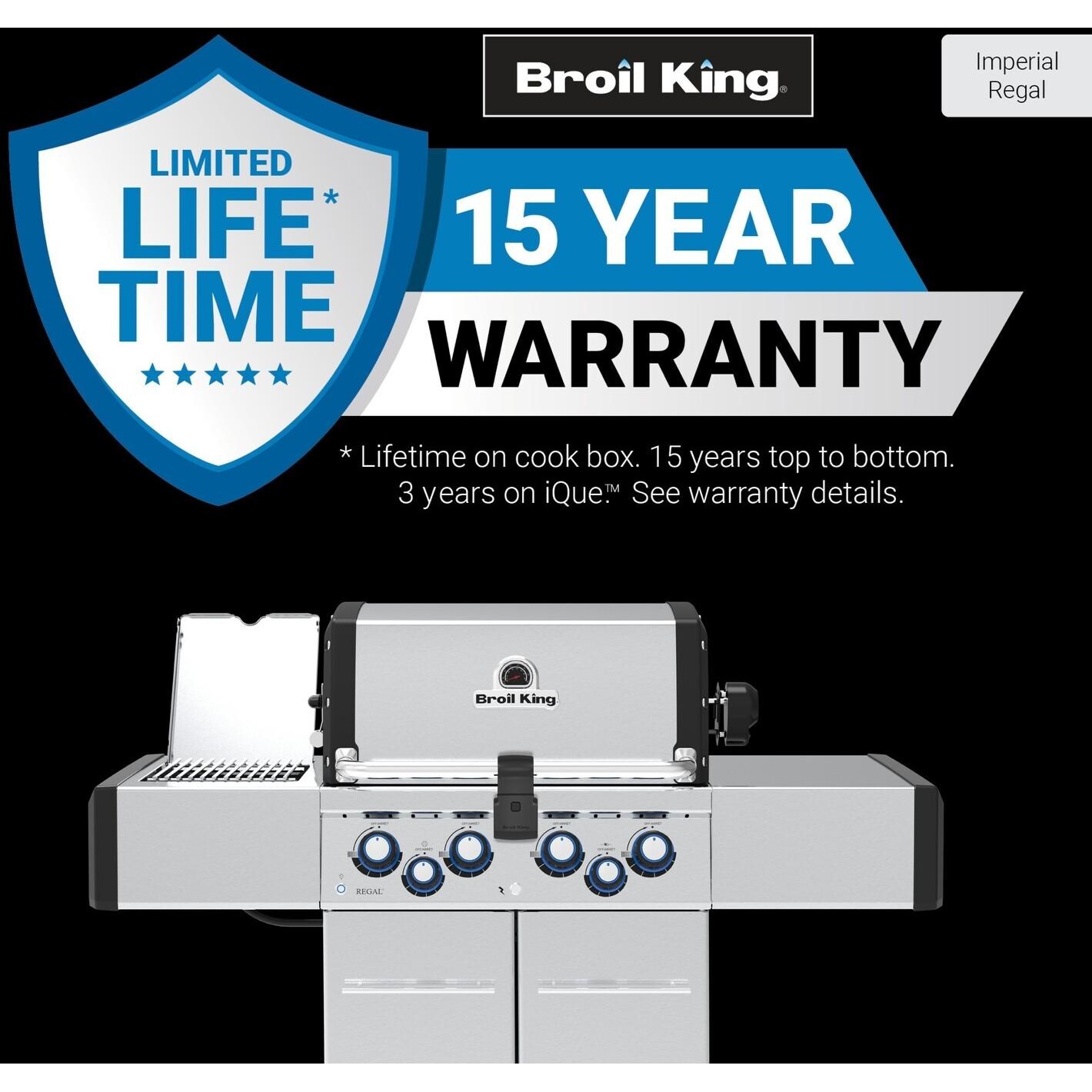 Broil King 956944 Regal S490 PRO IR 25-Inch Propane Grill - 15-Year Warranty - Detail thumbnail