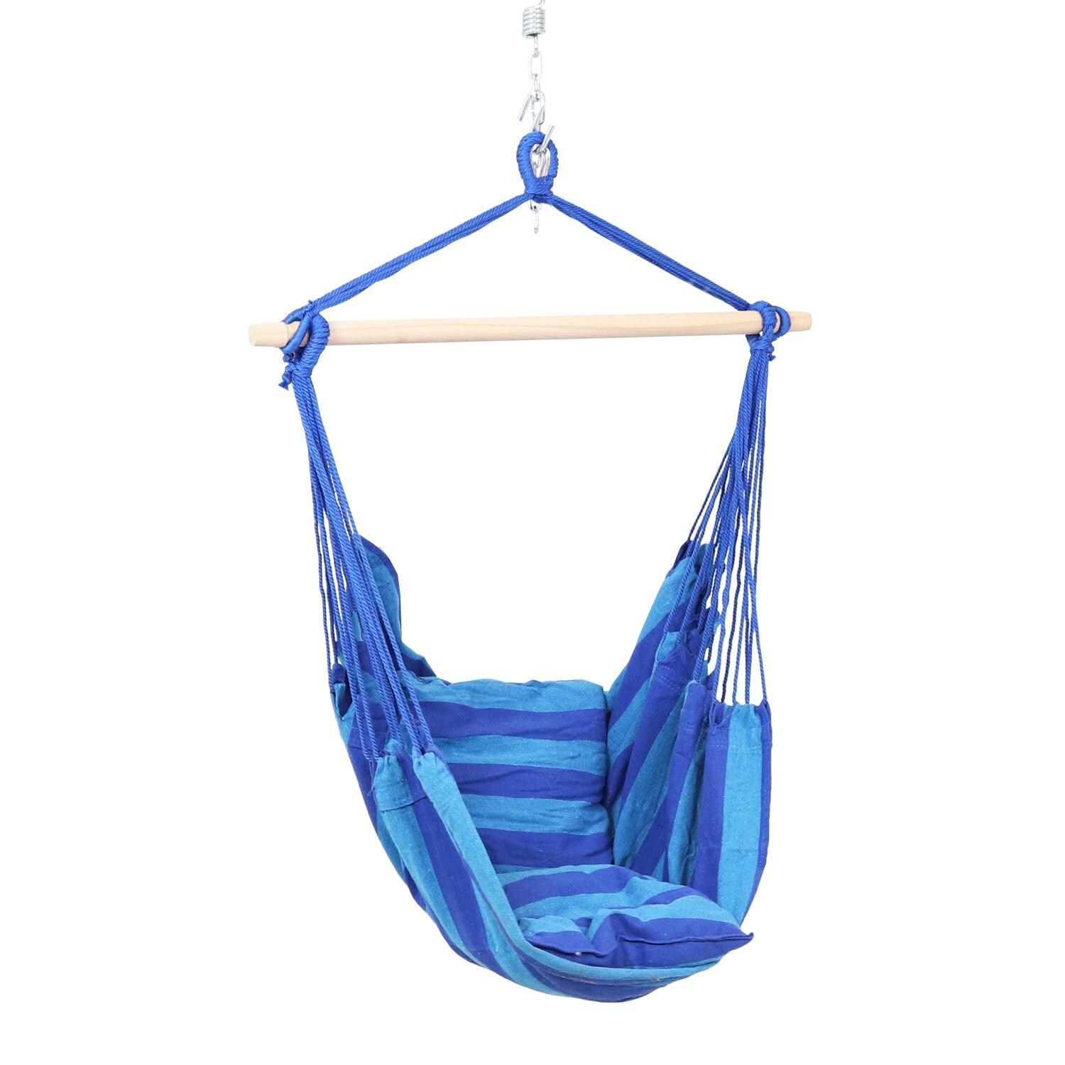 Sunnydaze Decor Hanging Hammock Chair w/ Cushions - Oasis - LY-HCS-OS
