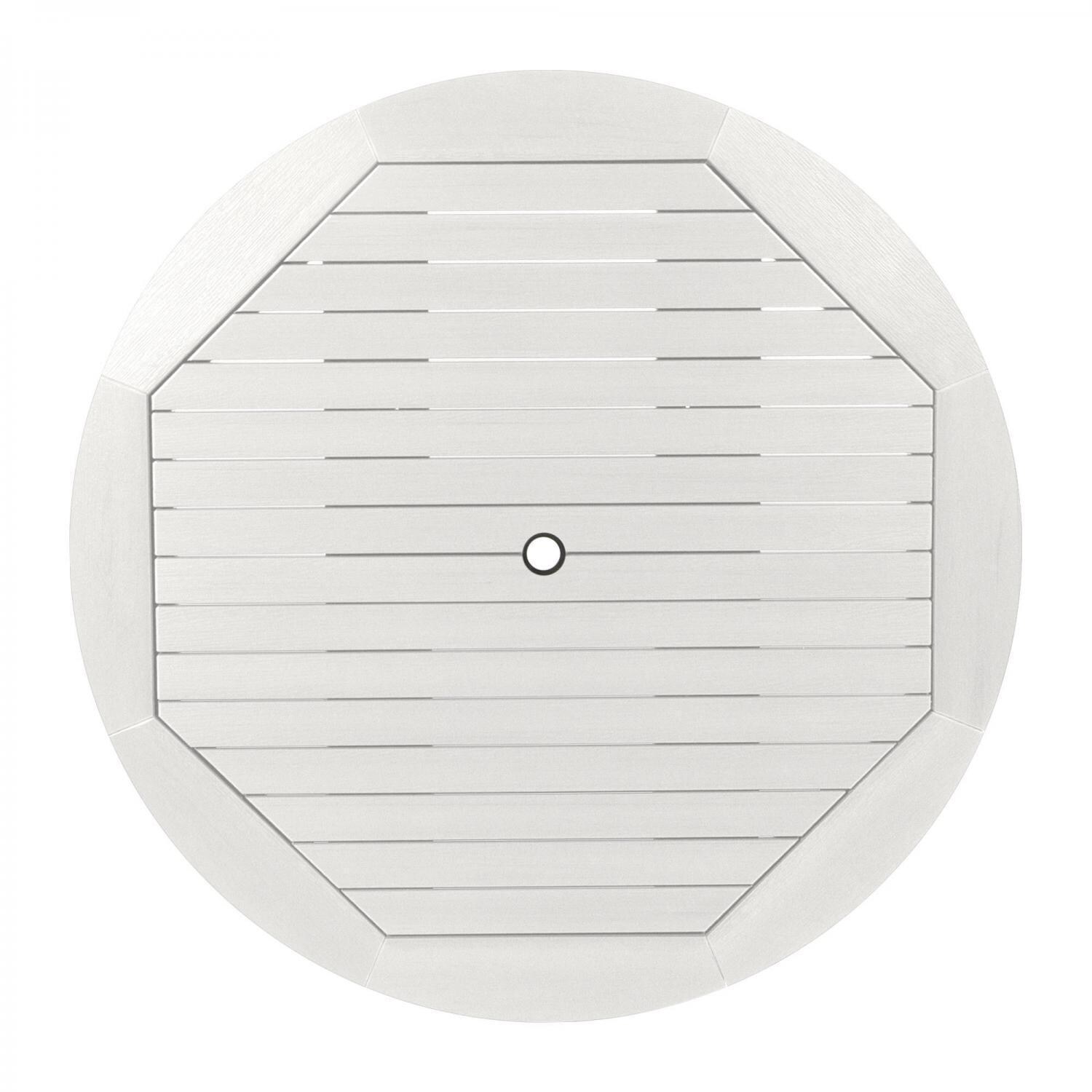 Lakeview Elm Pointe 5 Piece Round Counter Height Dining Set - White - Table Top - Detail thumbnail