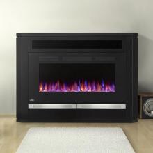 Napoleon Alanis 54-Inch Electric Fireplace Media Console with 42-Inch Allure Phantom Firebox - Black - NEFP42-1815B