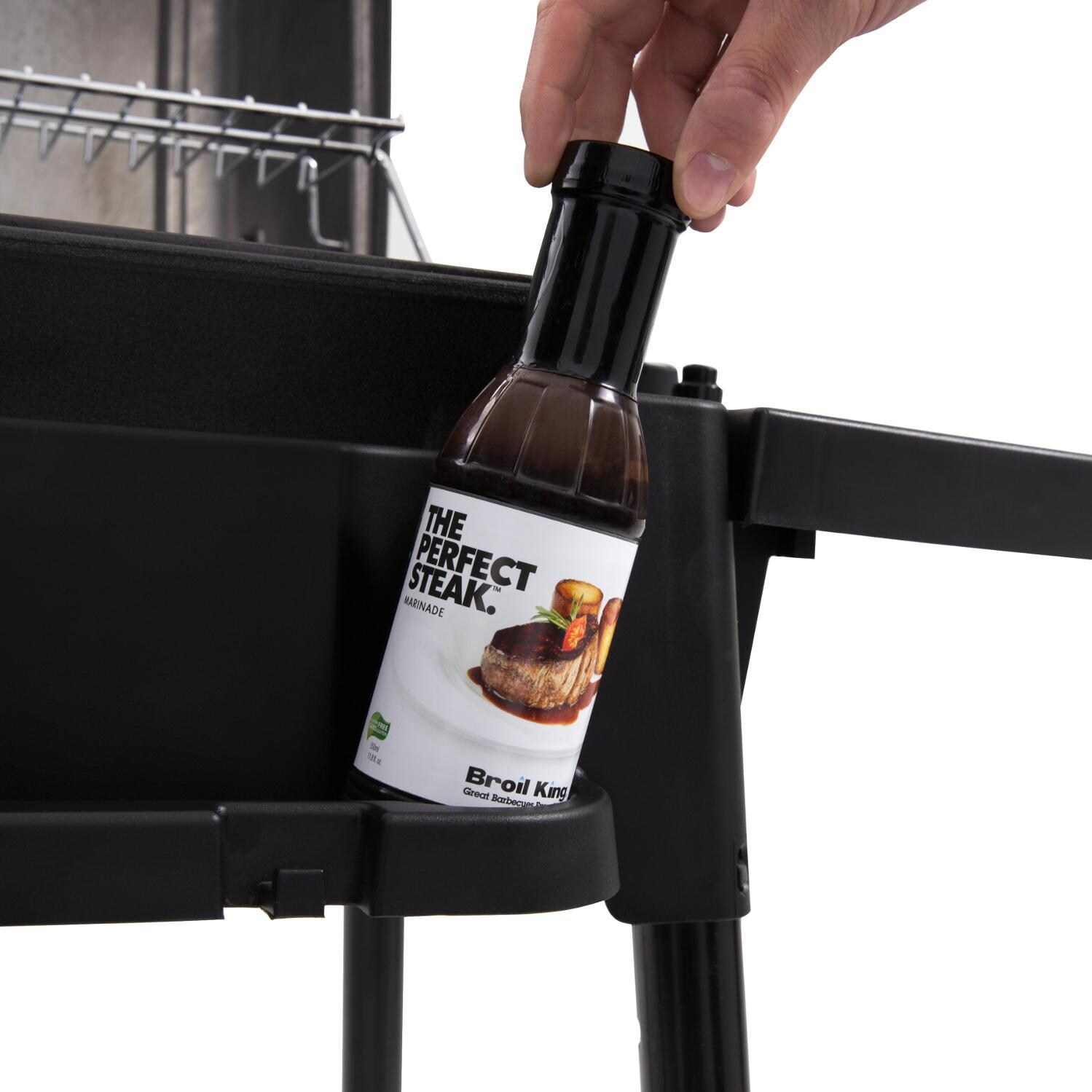 Broil King Porta-Chef 120 Portable Propane Gas Grill - Condiment Bins - Detail thumbnail