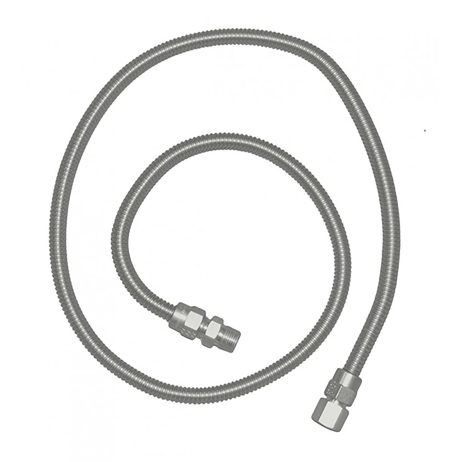 RCS Stainless Flex Hose 36 1/2 Male & 1/2 Female w/Flare Nuts - SSFLEX8436
