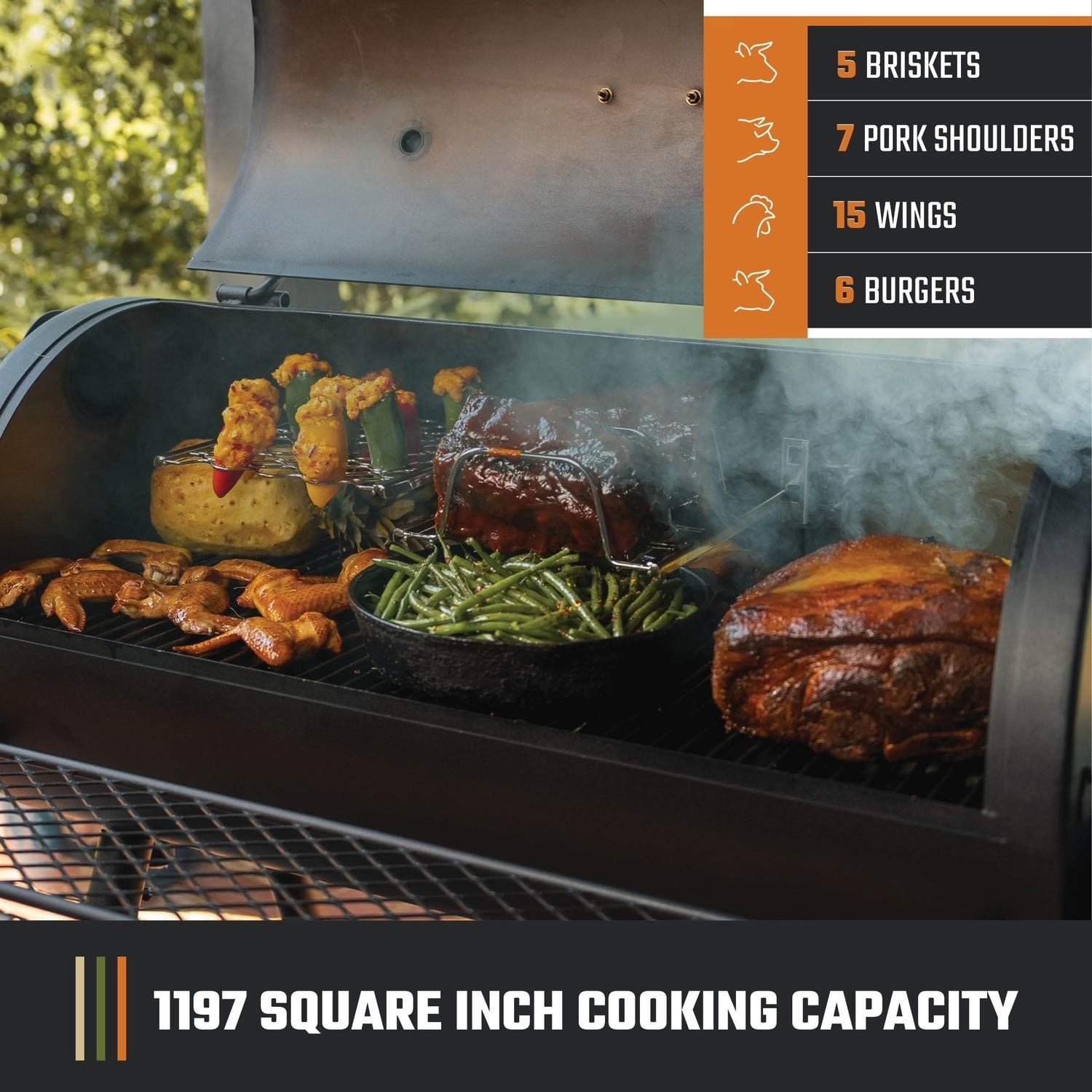 Oklahoma Joe's Highland Offset Reverse Flow Smoker/Grill