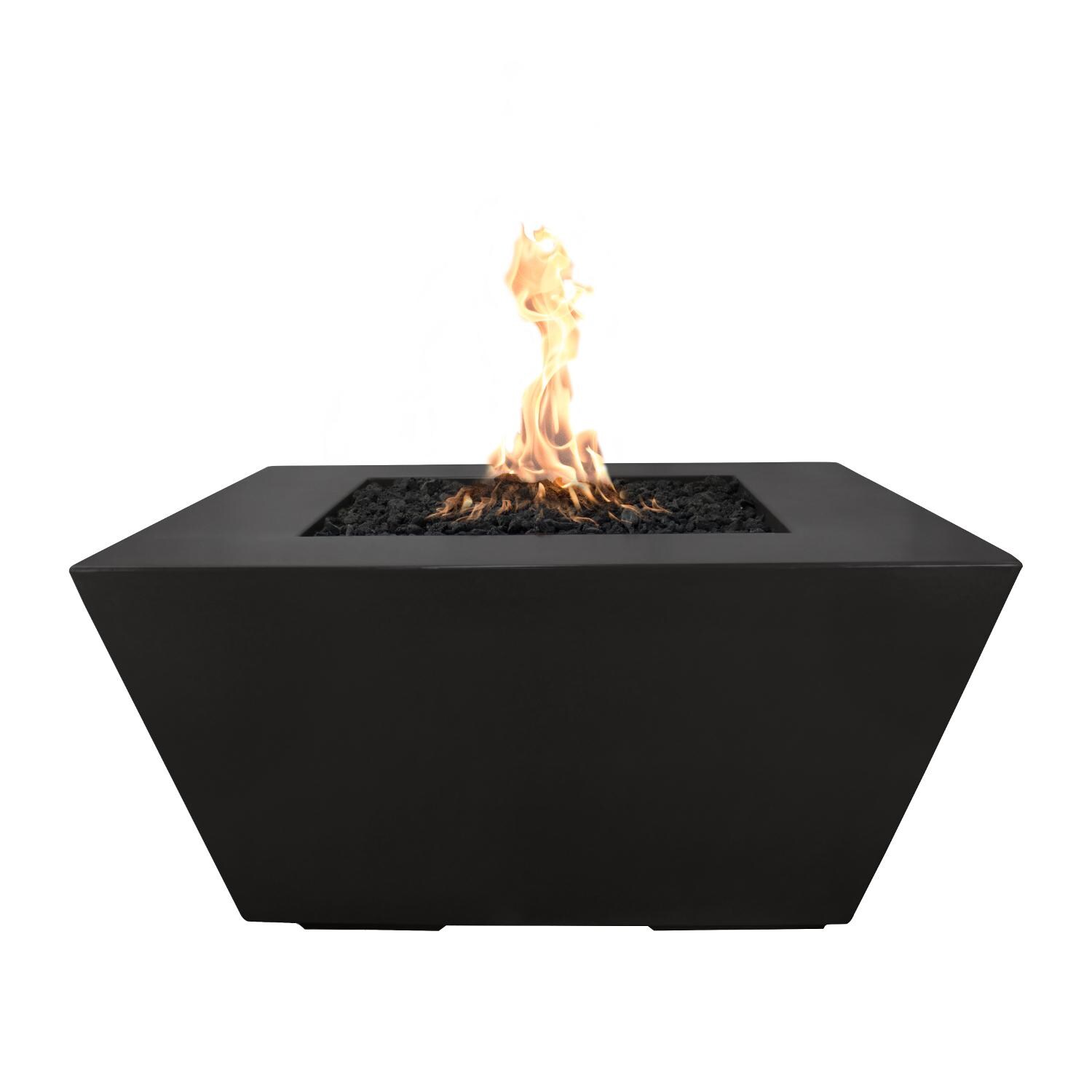 Redan 50 Inch Match Light Square GFRC Concrete Natural Gas Fire Pit in