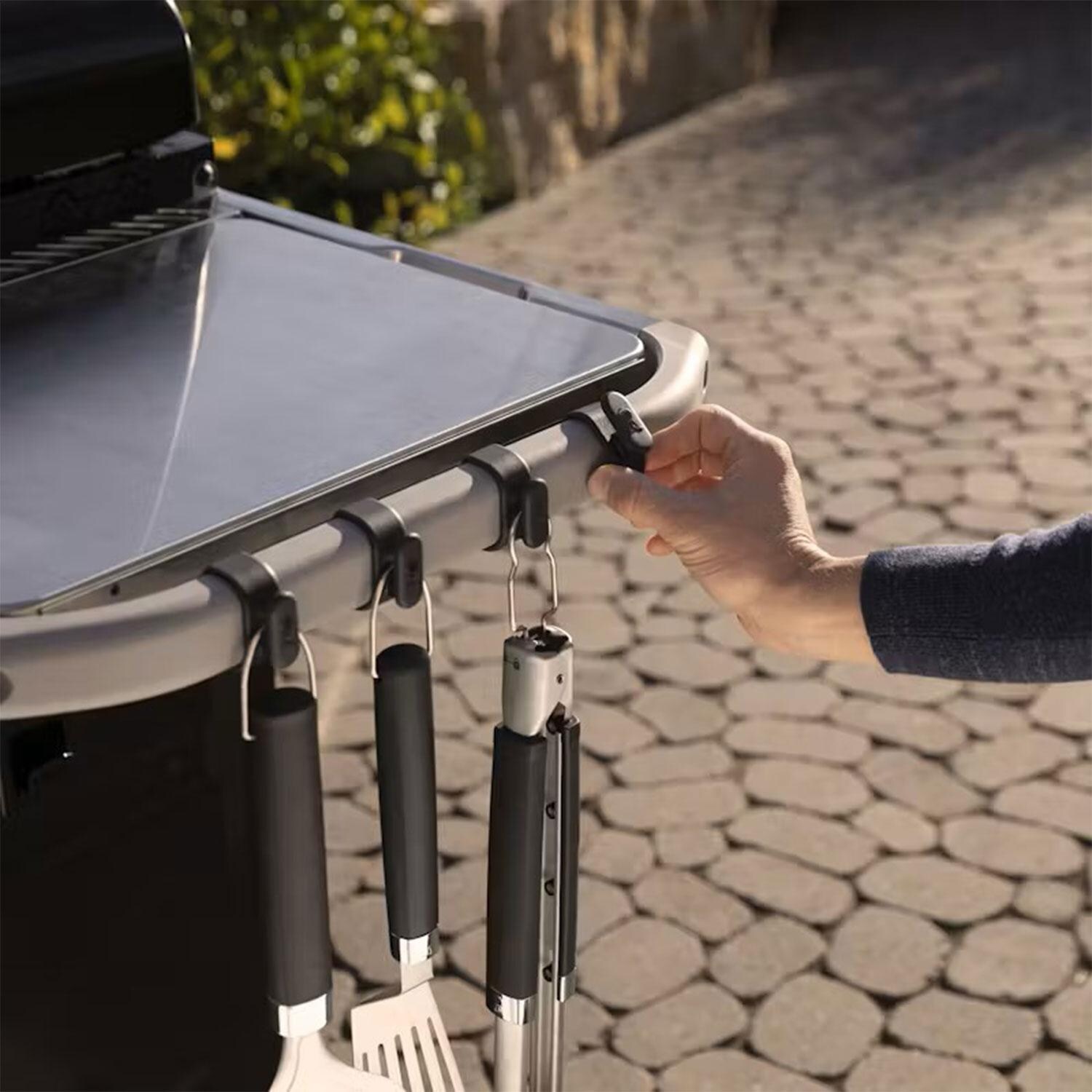 Weber 3400106 Works Organizer Kit - Installing Tool Hooks - Lifestyle thumbnail