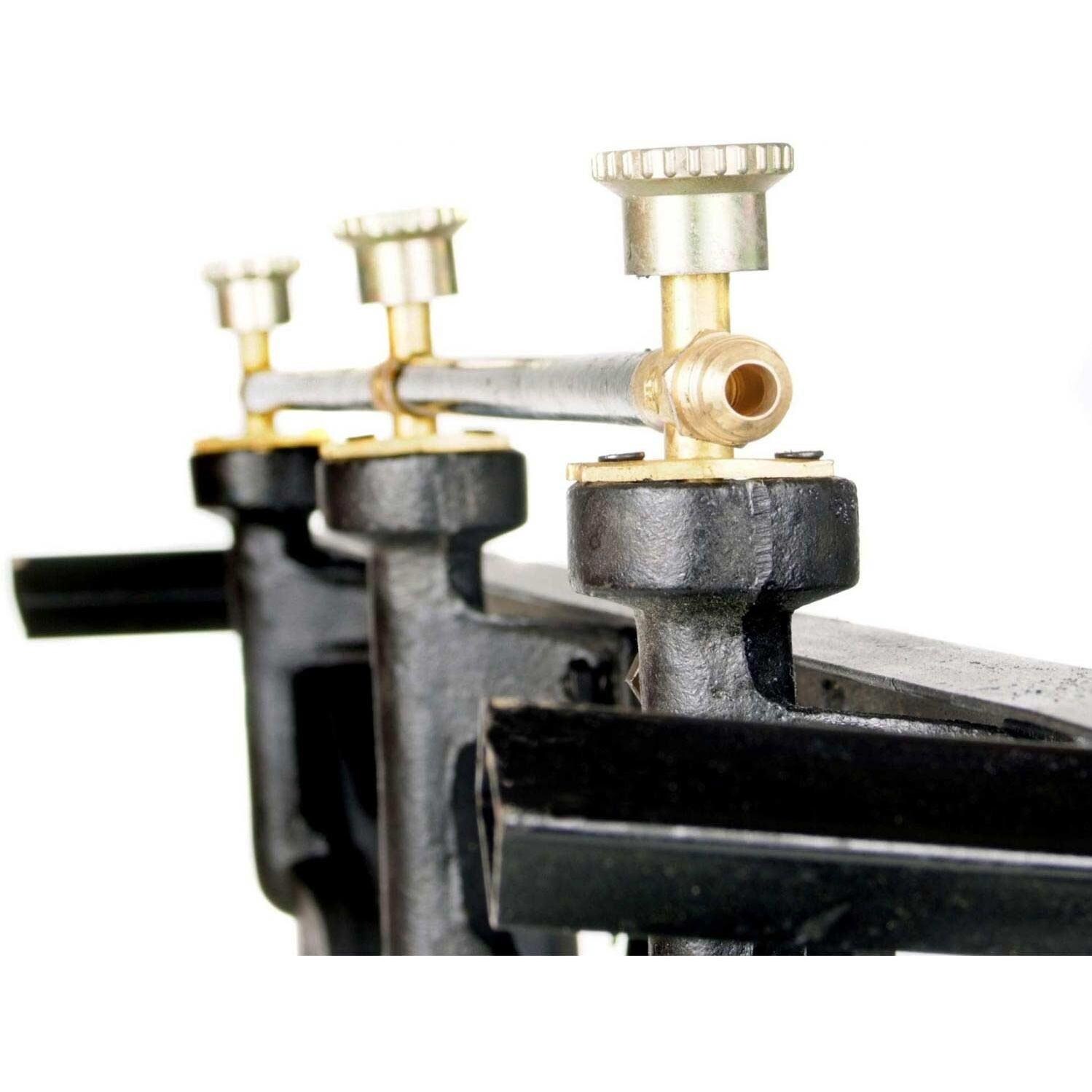 Cajun Cookware 3-Burner Low Pressure Propane Gas Burner & Stove - Close Up 2 thumbnail