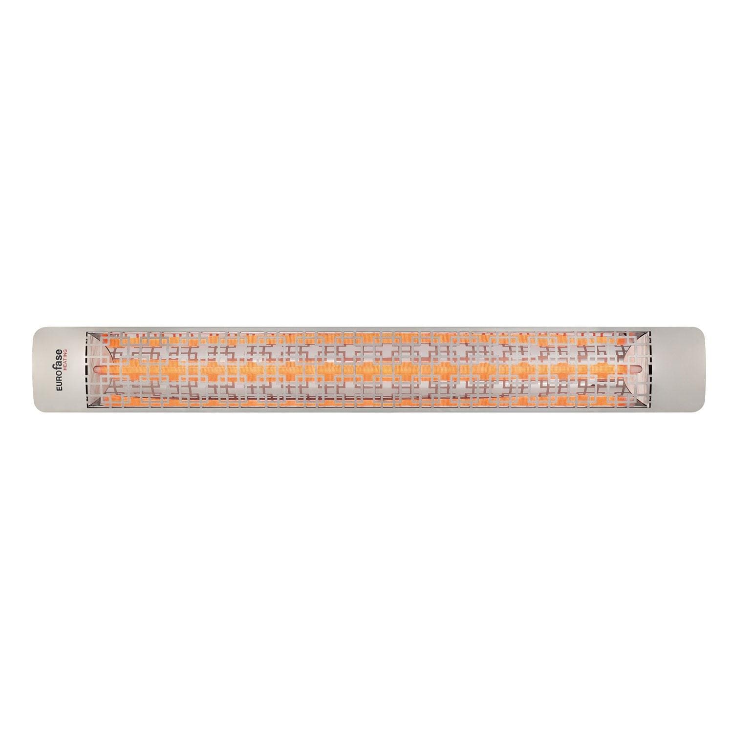 Eurofase EF30480S5 Brix Series 61 Inch 3000 Watt Single Element Marine Grade 480V Electric Patio Heater in Stainless Steel - Display - White Background thumbnail