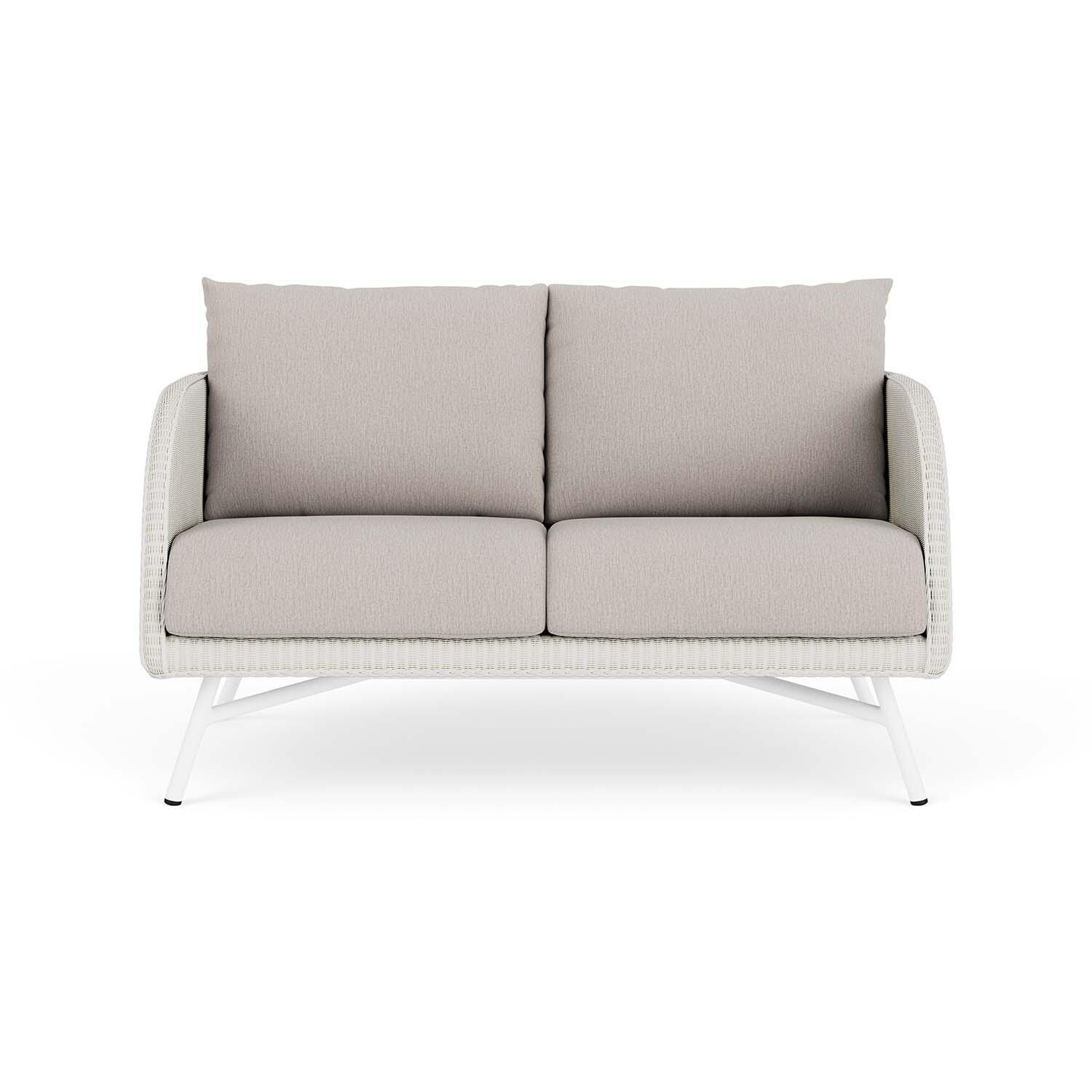 Lloyd Flanders Essence Loveseat W/Remy Cloud Fabric - Matte White Finish thumbnail