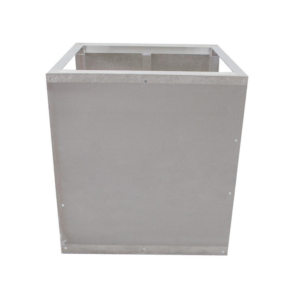 Compact Refrigerator Cabinet 32W X 35H Easy Outdoor Kitchen Frame Kit With Cement Board By Grilletics thumbnail