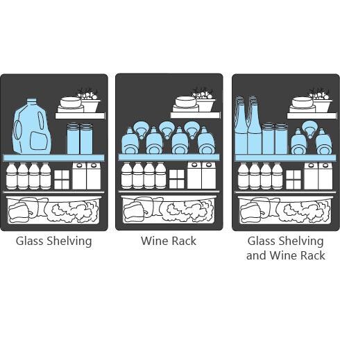 Marvel 24-Inch Beverage Center With Convertible Shelf - 60/40 Configurations thumbnail