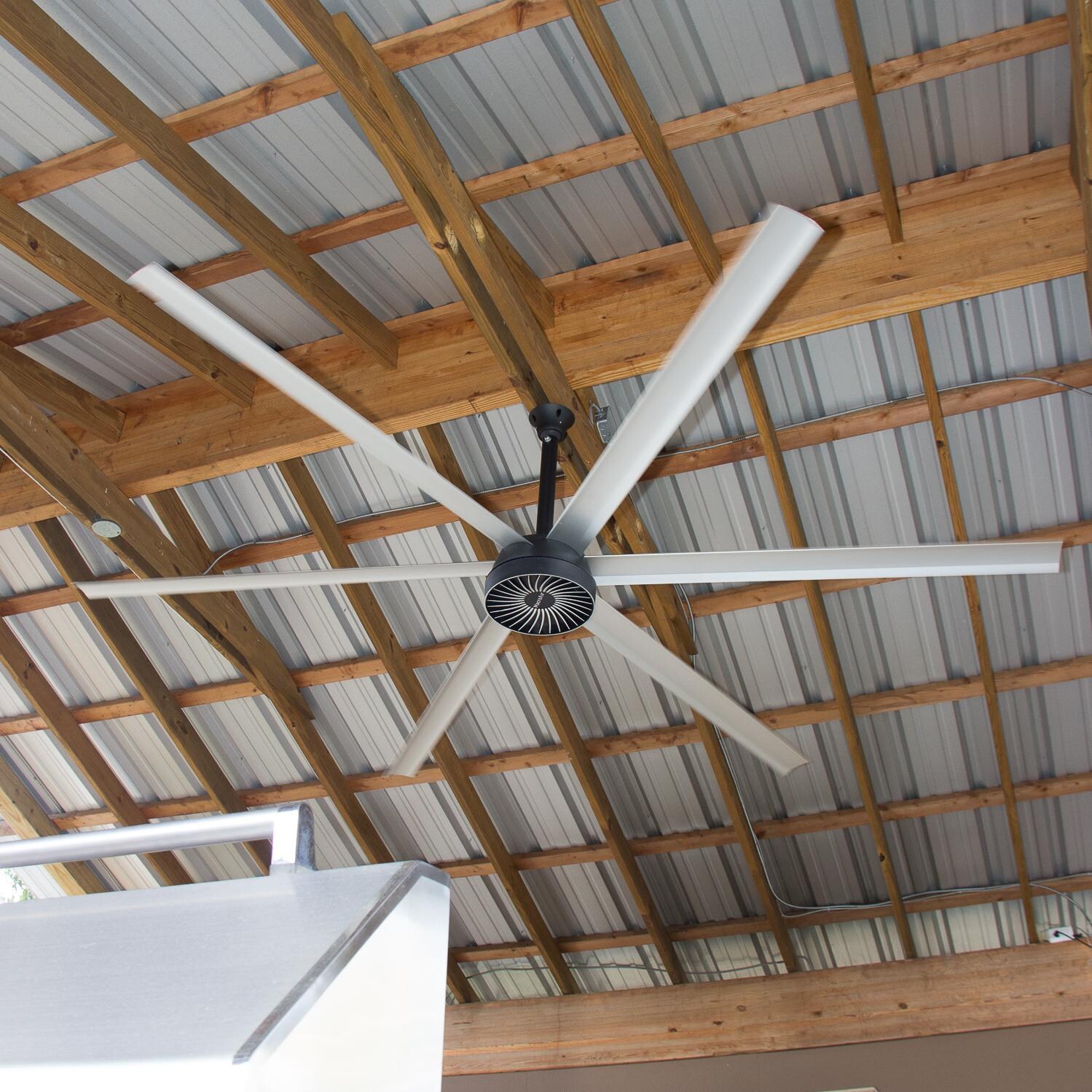 MacroAir AirVolution-D 370 Outdoor Ceiling Fan - Alternate View thumbnail