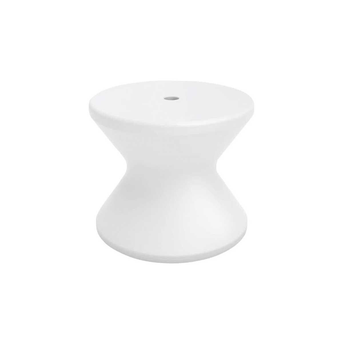 Ledge Lounger Signature Side Table W/Umbrella Hole - White - White Background thumbnail