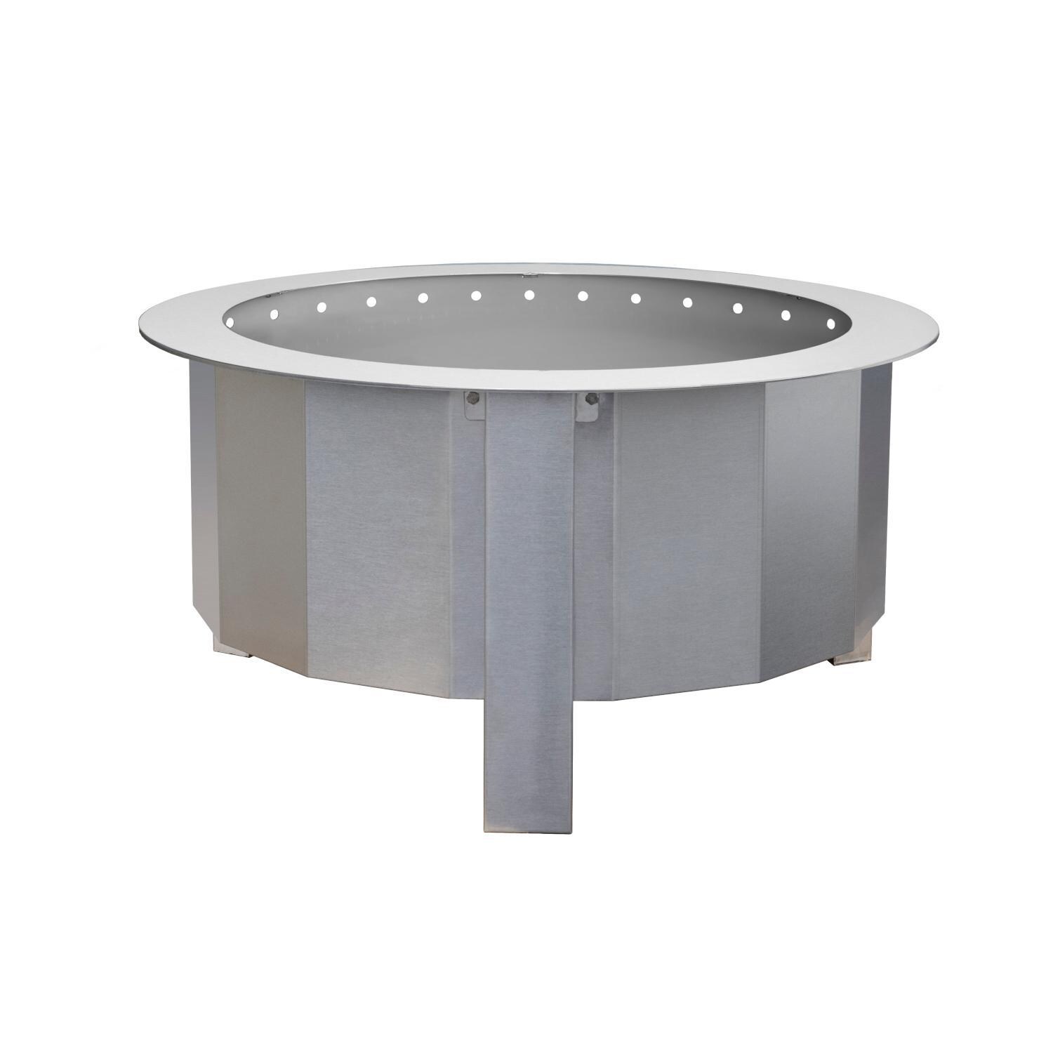 Firegear LUME-MS1 LUME 21-Inch Round Wood Burning Freestanding Smoke-Less Fire Pit - Full View thumbnail