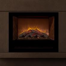 Modern Flames Home Fire 36-Inch Built-In Fireplace W/ Canyon Juniper Logs & Red Herringbone Brick Side Panels - HF36CBI image