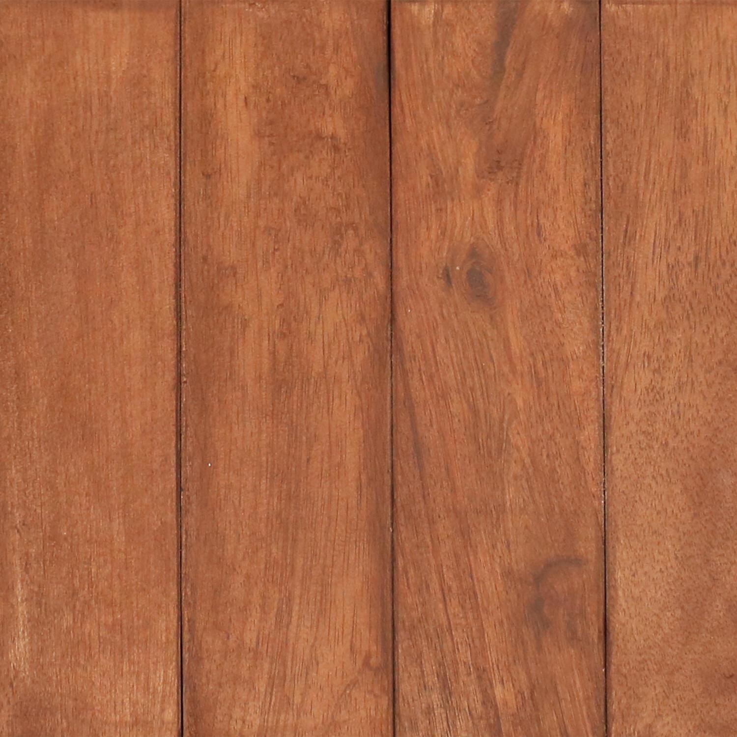 Ultimate Patio Meranti Wood 2-Seat Storage Bench W/ Teak Oil Finish - Wood Detail thumbnail