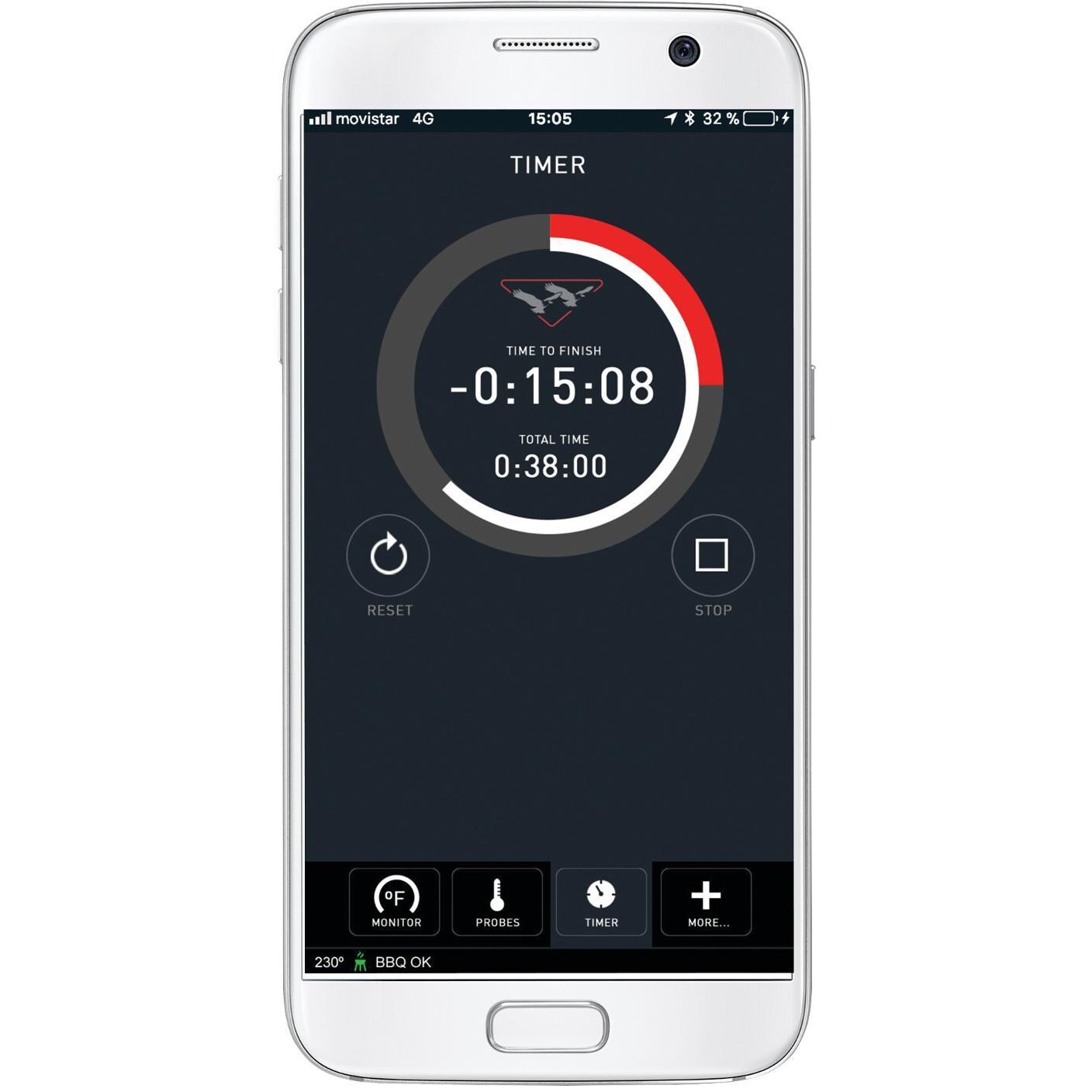 Twin Eagles TEPG36R 36-in Built-In Stainless Steel Pellet Grill & Smoker w/ Rotisserie - Mobile App Timer - Detail thumbnail