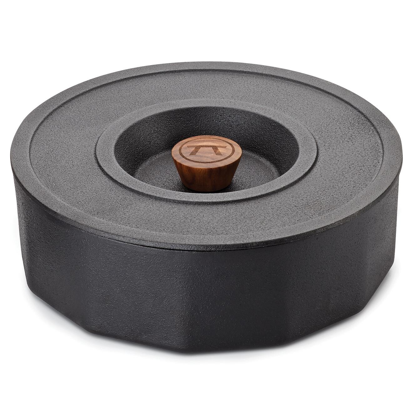 Outset Cast Iron Multi-Purpose Pot & Tortilla Warmer W/ Lid - 3 Quart - 76496