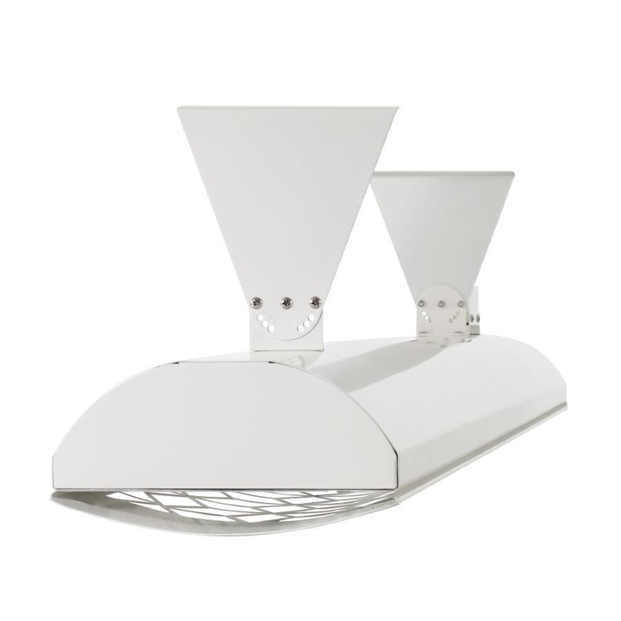 Eurofase EF60240W6 Stella Series 61-Inch 6000 Watt Dual Element 240V Electric Infrared Patio Heater In White - Mount - White Background thumbnail