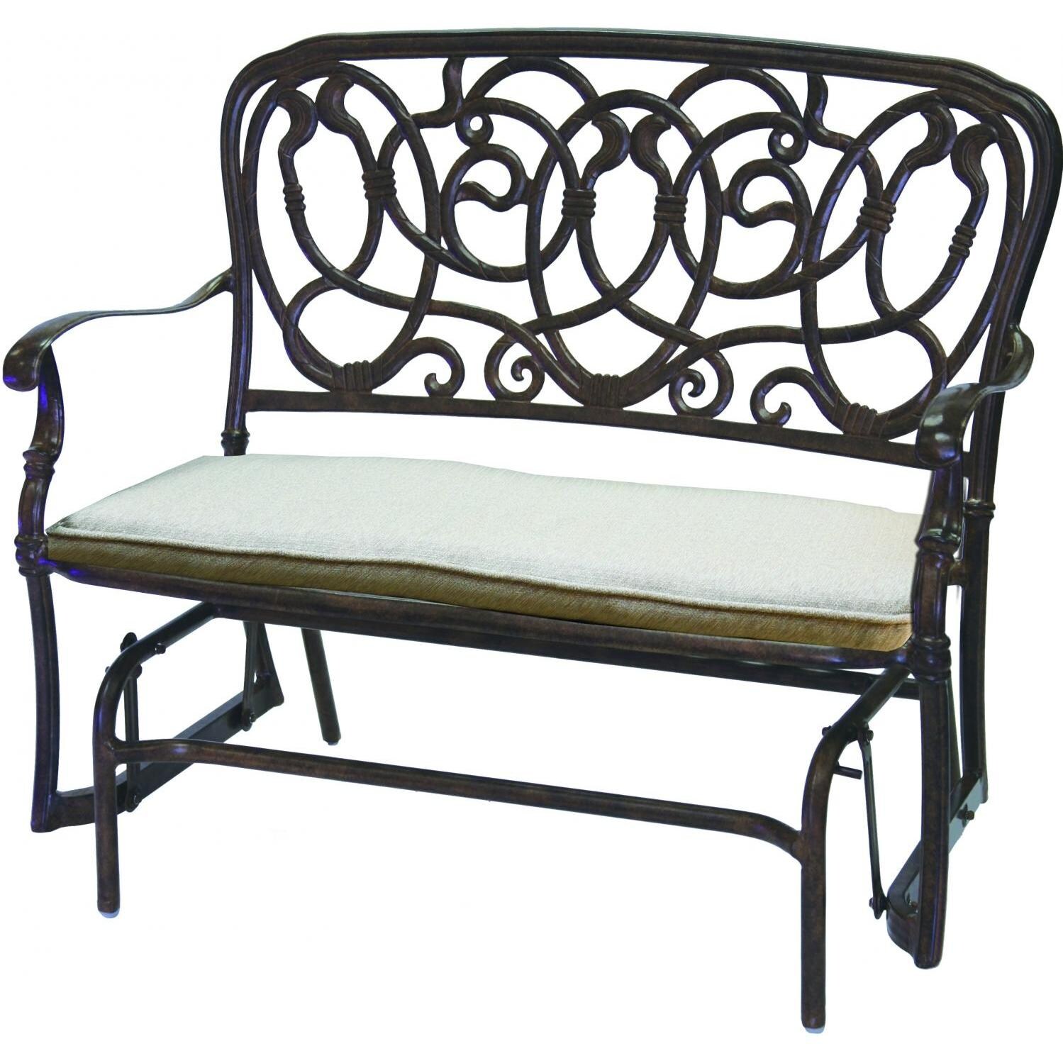 Darlee Florence Patio Bench Glider thumbnail