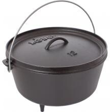 Lodge 8 Quart Seasoned Cast Iron Camping Dutch Oven - L12DCO3 image