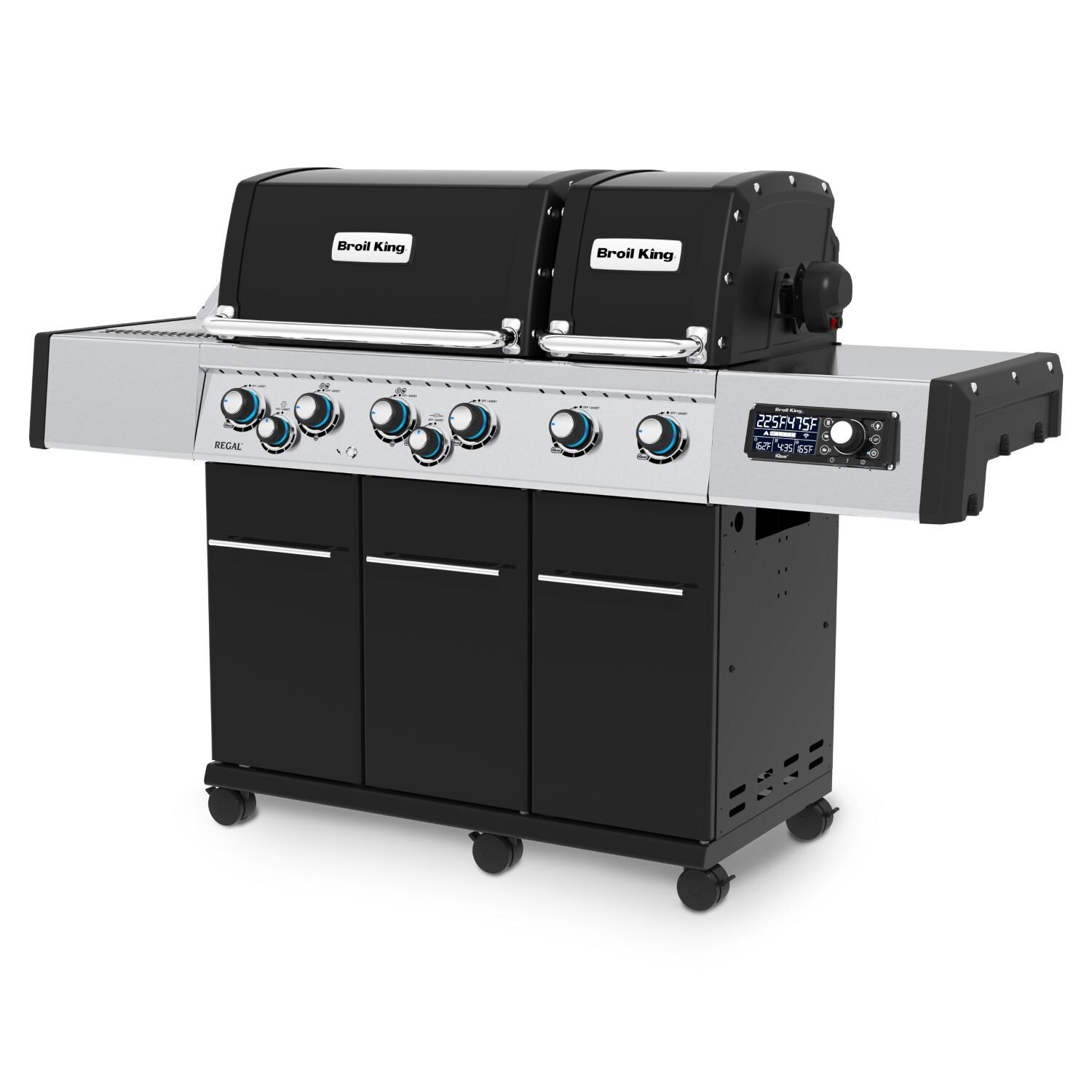Broil King 689247 Regal Q 690 Pro IR Natural Gas Grill - Angled Right - White Background thumbnail