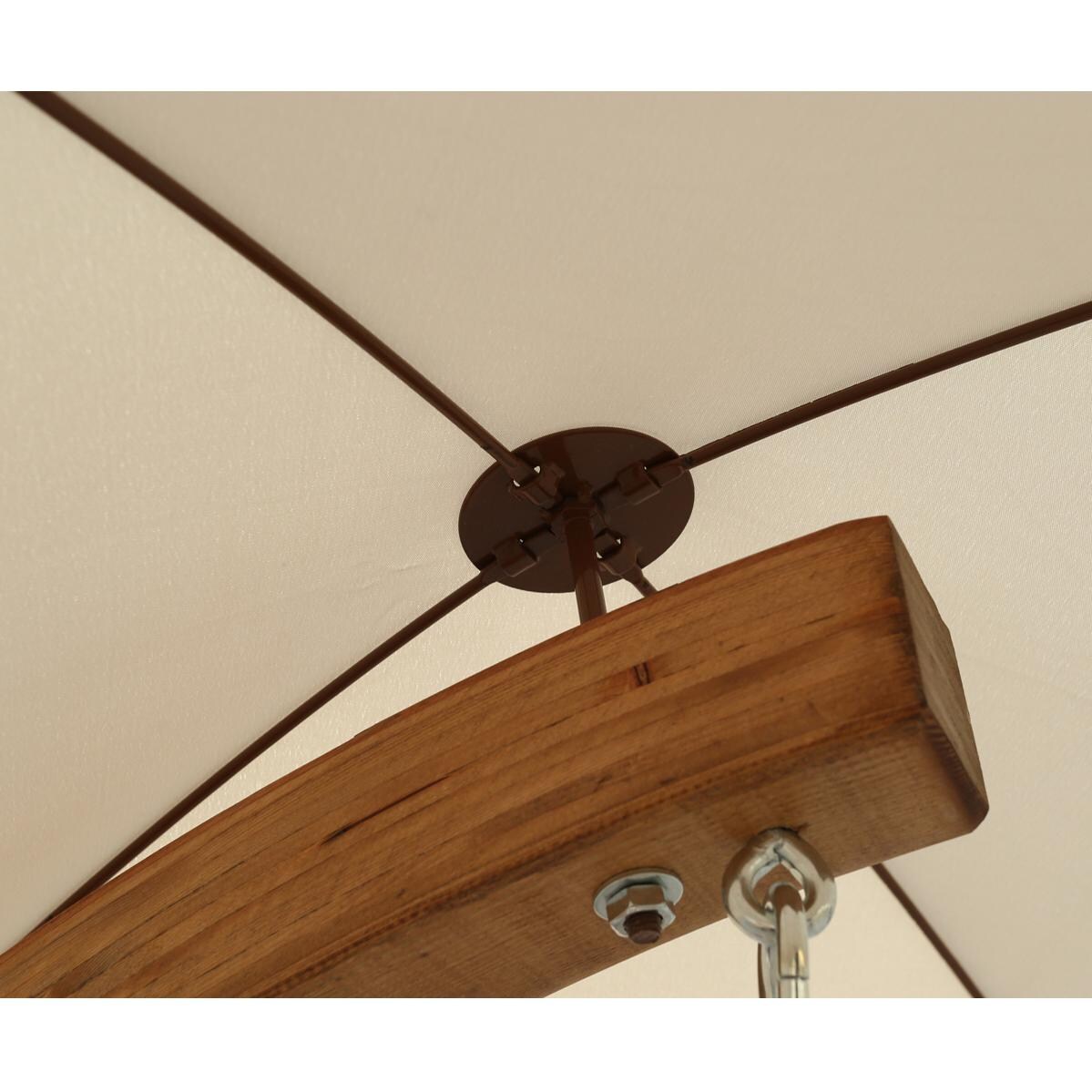 Leisure Season Sling Patio Swing Chair - Umbrella Detail thumbnail